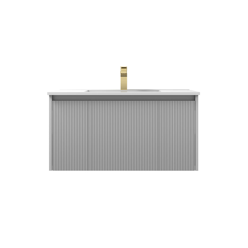 36 inch Chiara Floating Vanity Light Gray