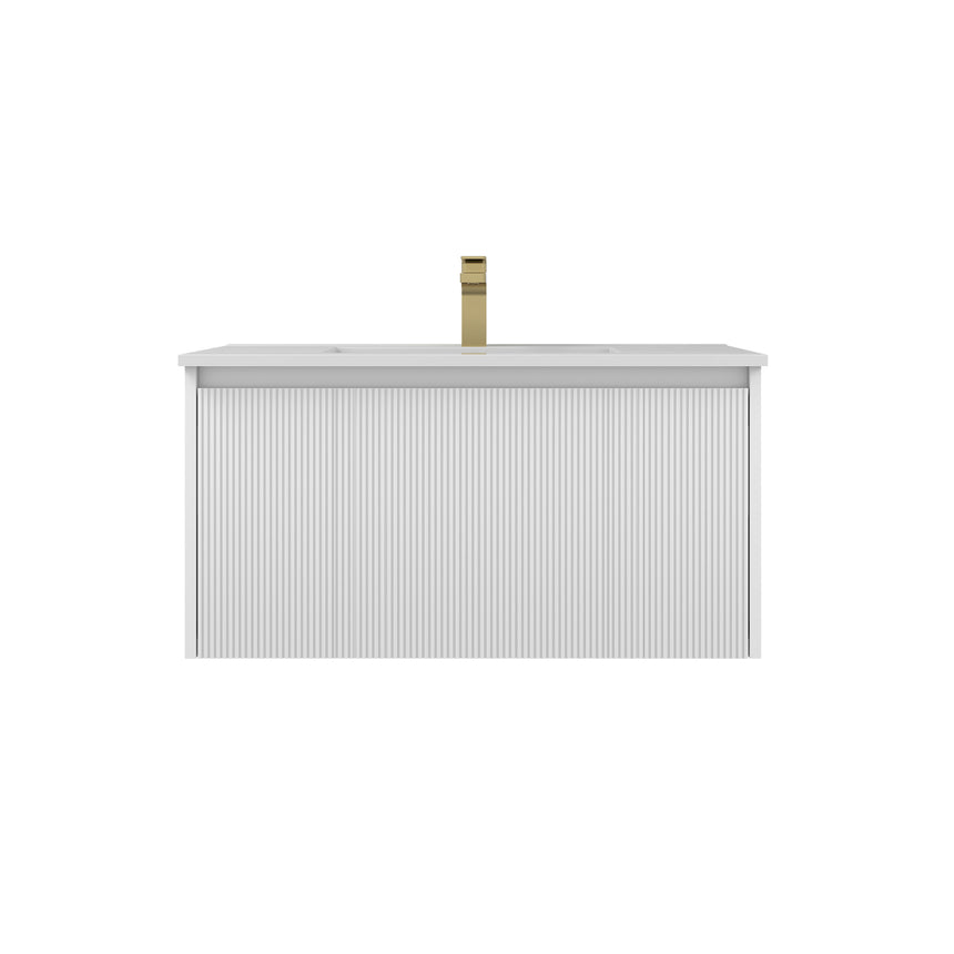 36 inch Chiara Floating Vanity Light Gray