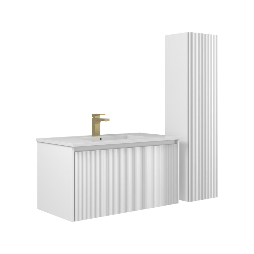 36 inch Chiara Floating Vanity Light Gray
