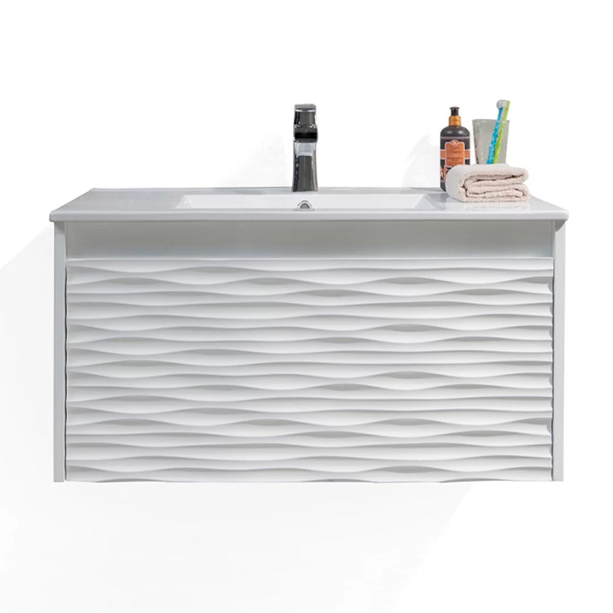 48 inch Marseille Floating Vanity Gloss White