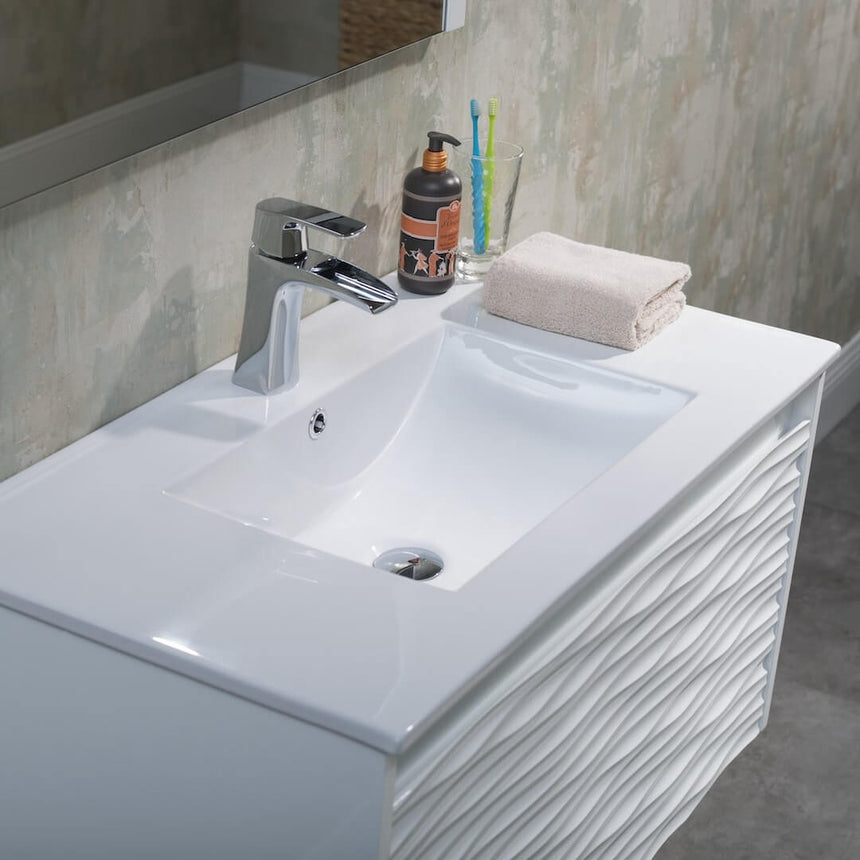 48 inch Marseille Floating Vanity Gloss White