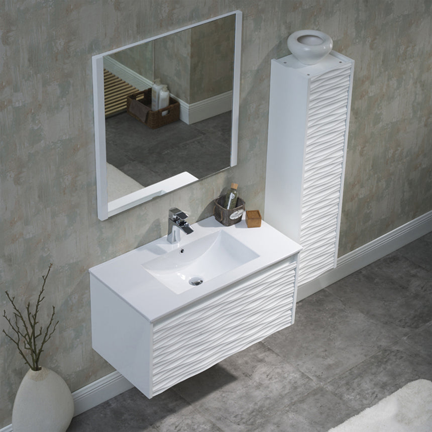 48 inch Marseille Floating Vanity Gloss White