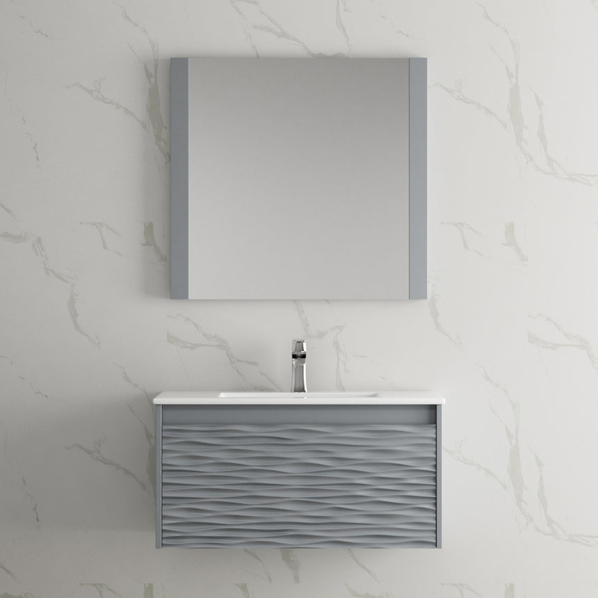 48 inch Marseille Floating Vanity Gloss White