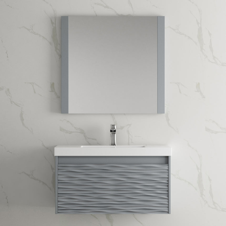 48 inch Marseille Floating Vanity Gloss White