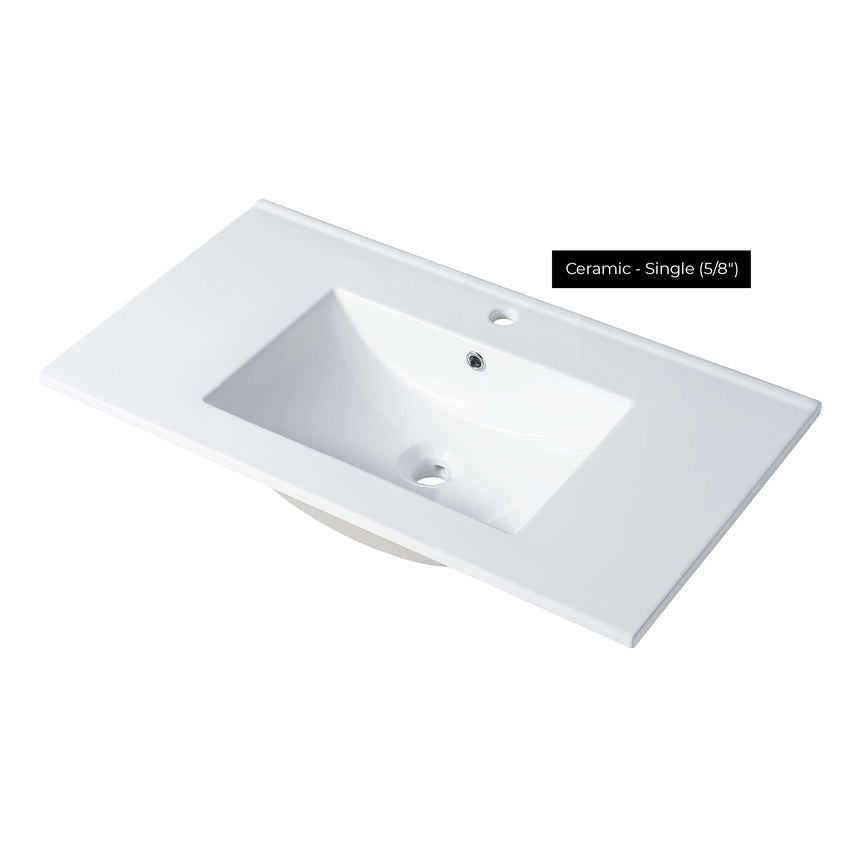 36 inch Chiara Floating Vanity Light Gray