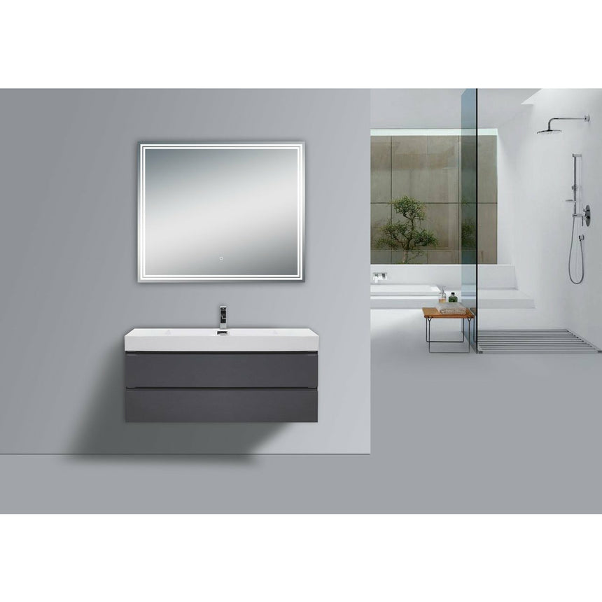 Lugarno LED Mirror - O&N Floating Vanity