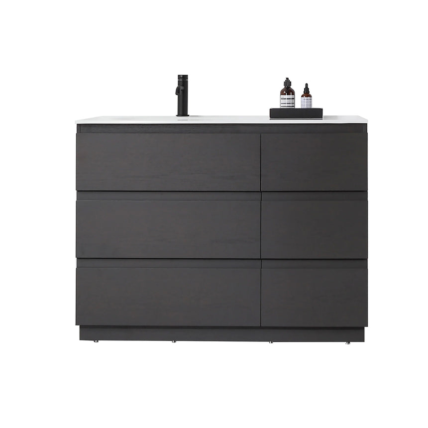 72 inch Modena Luxury Vanity Golden Oak