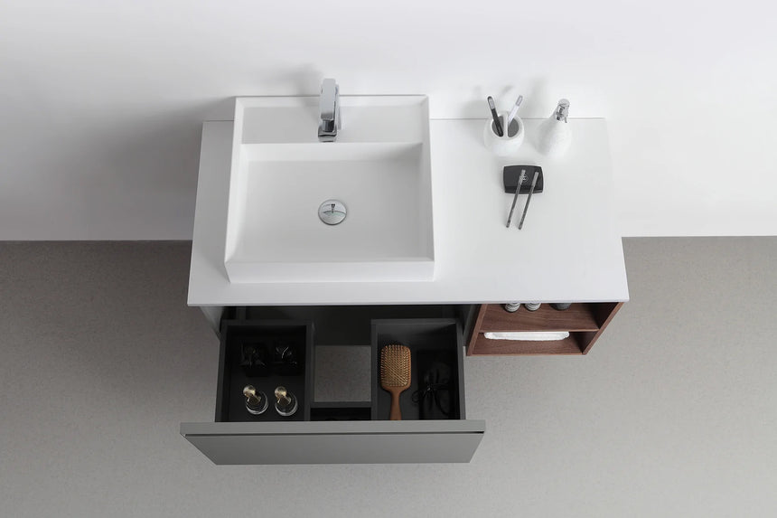 72 inch San Montano Floating Vanity
