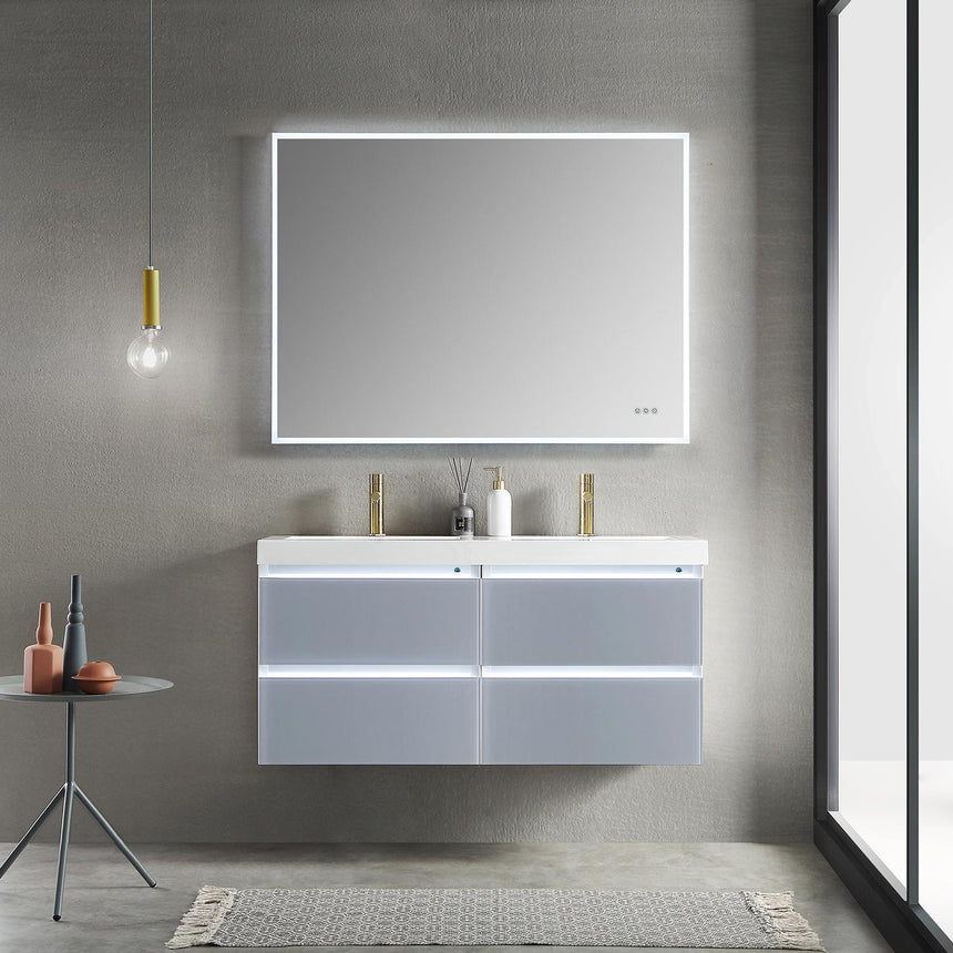 30 inch Catalyst Floating Vanity White