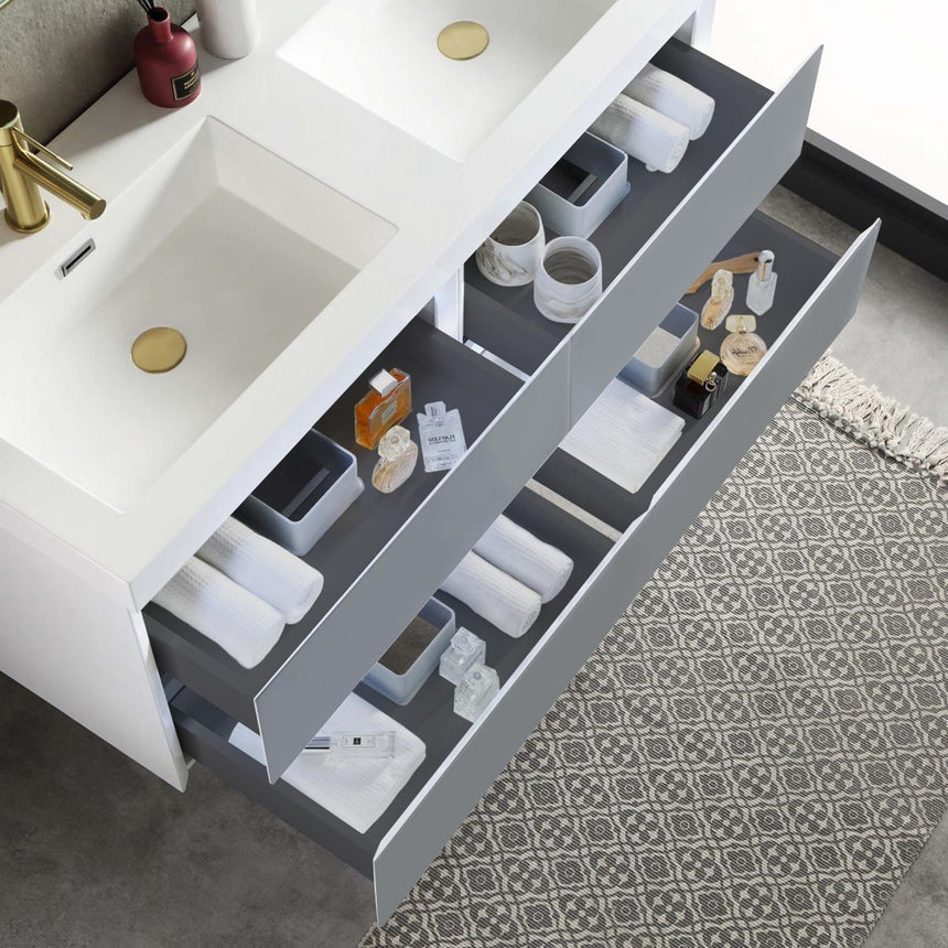 30 inch Catalyst Floating Vanity White