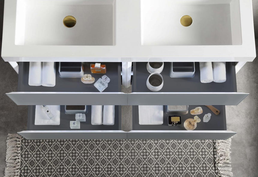 30 inch Catalyst Floating Vanity White