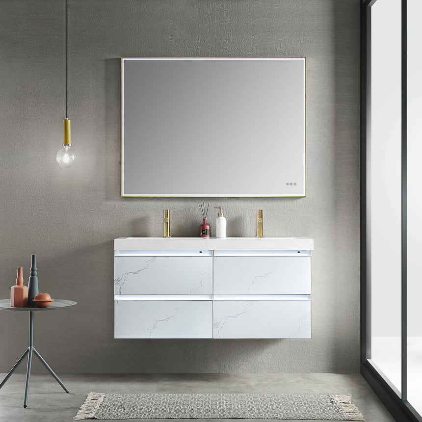 30 inch Catalyst Floating Vanity White
