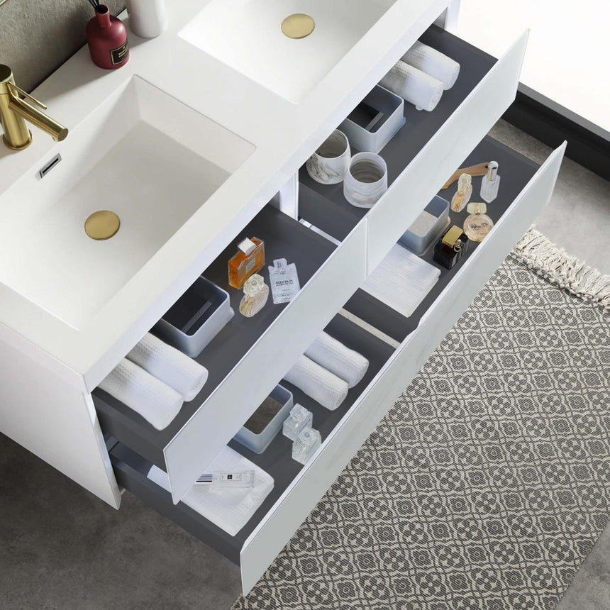 30 inch Catalyst Floating Vanity White
