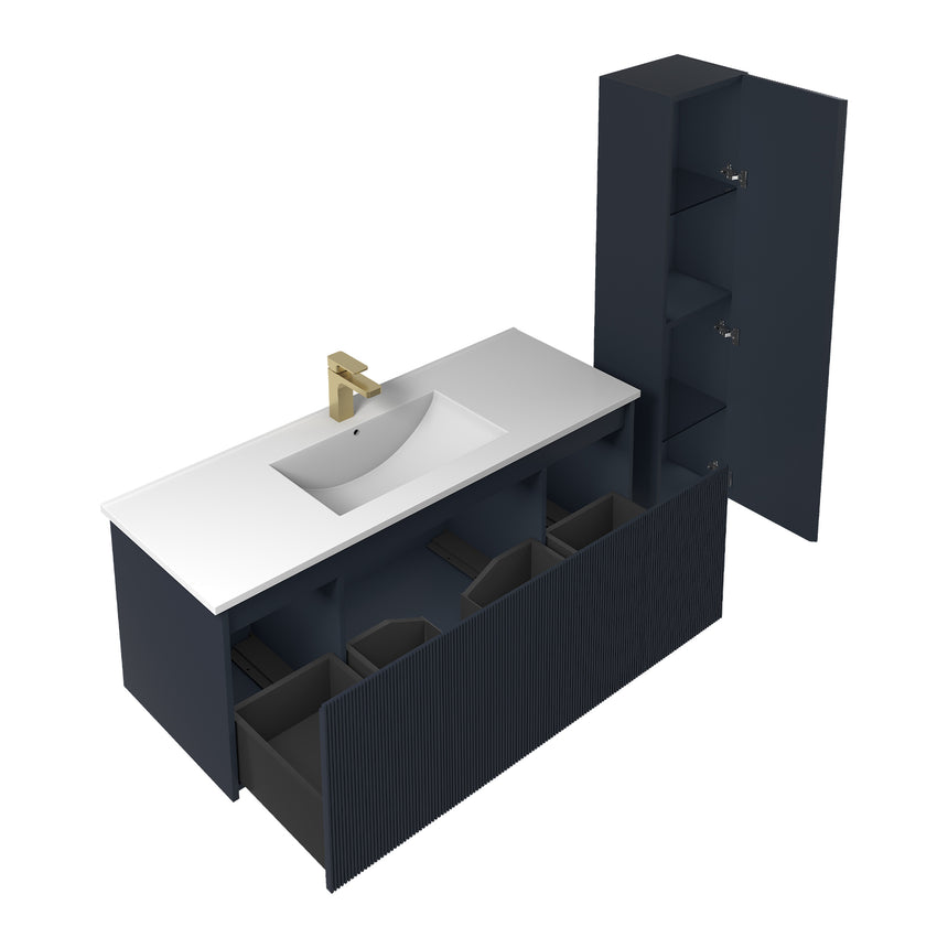 36 inch Chiara Floating Vanity Light Gray