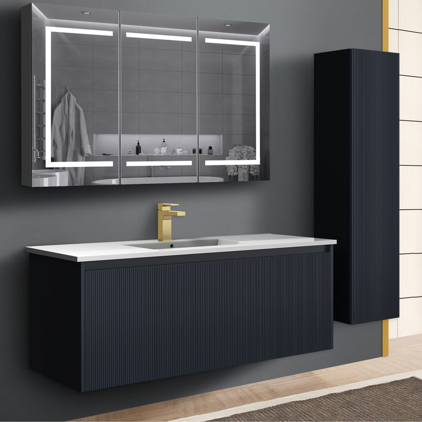 36 inch Chiara Floating Vanity Light Gray