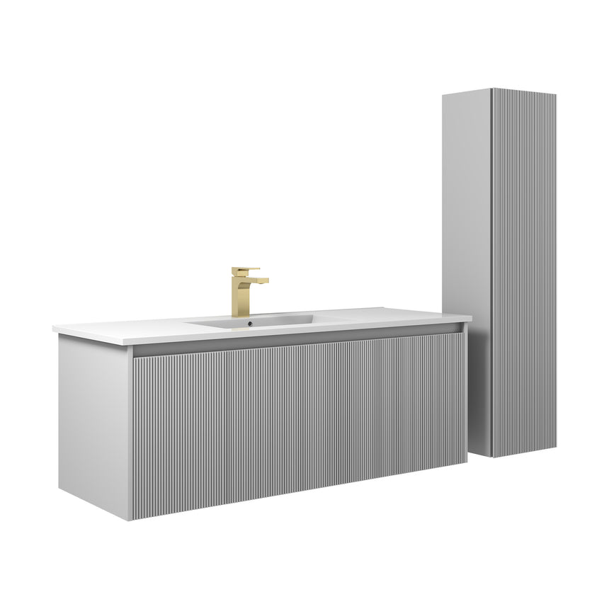 36 inch Chiara Floating Vanity Light Gray