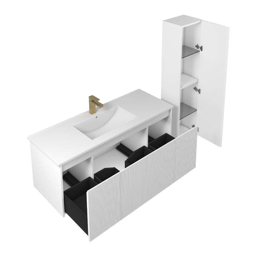 36 inch Chiara Floating Vanity Light Gray