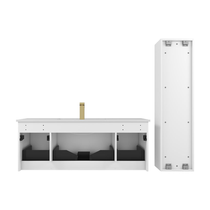 36 inch Chiara Floating Vanity Light Gray
