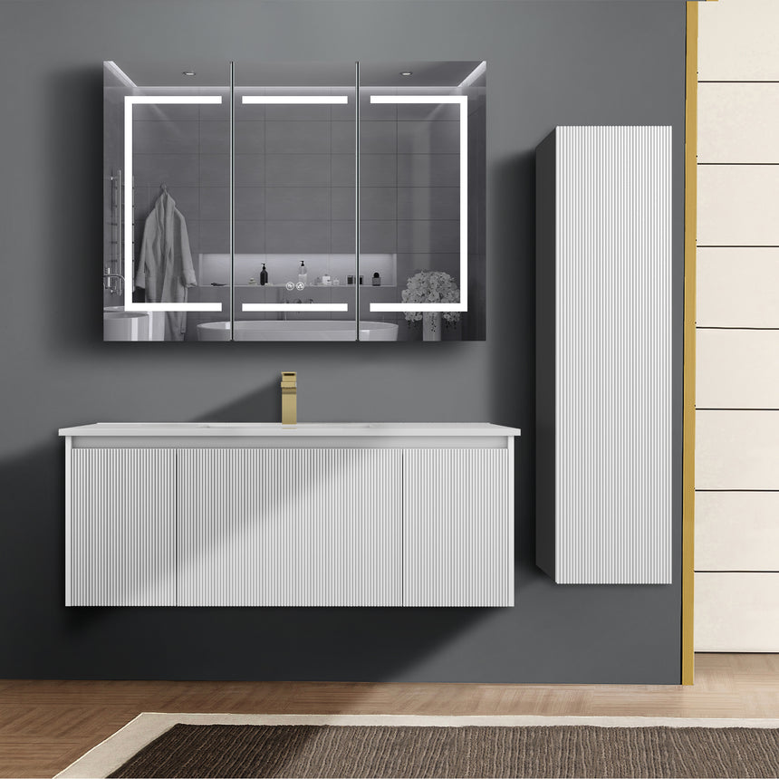 36 inch Chiara Floating Vanity Light Gray