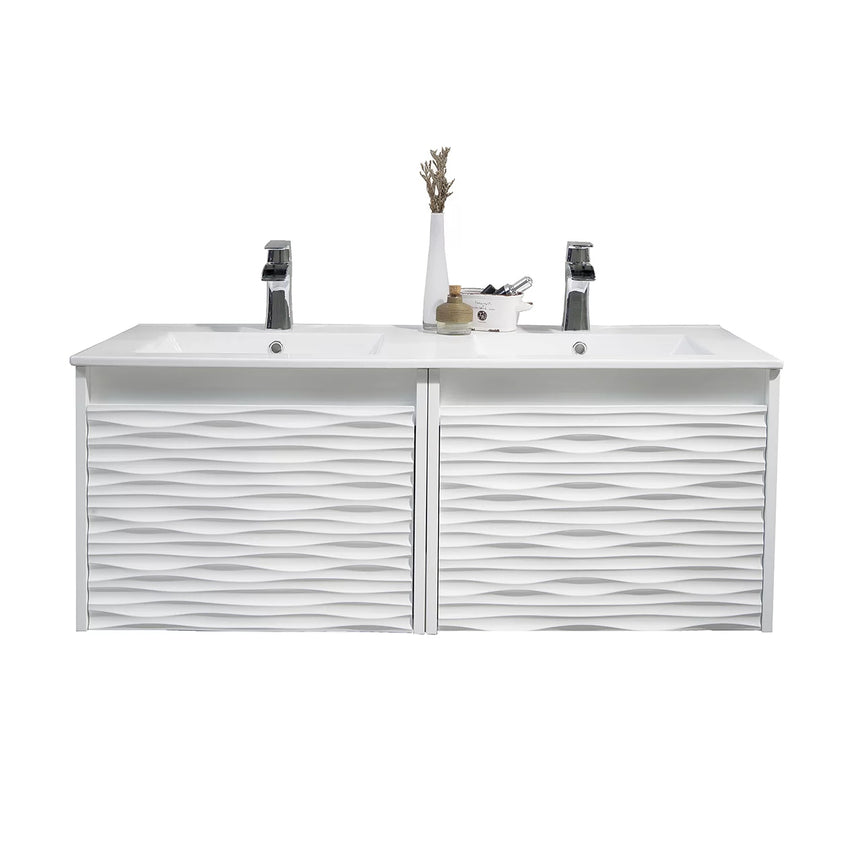 48 inch Marseille Floating Vanity Gloss White
