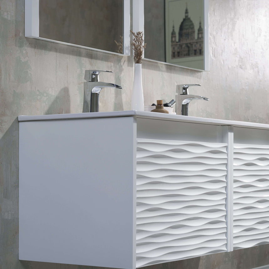 48 inch Marseille Floating Vanity Gloss White