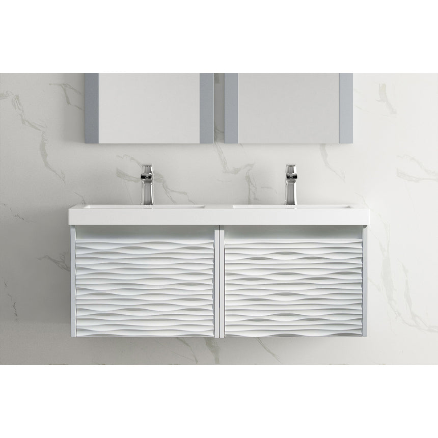 48 inch Marseille Floating Vanity Gloss White