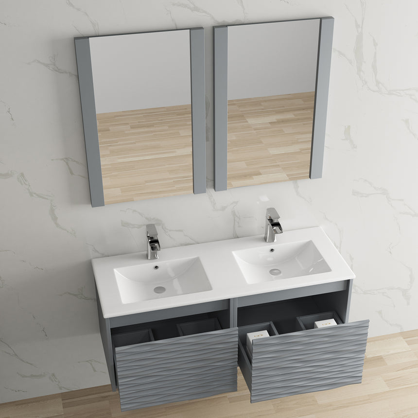 48 inch Marseille Floating Vanity Gloss White
