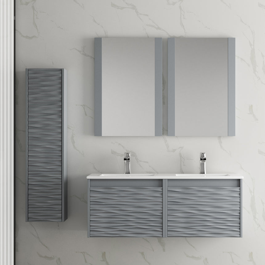 48 inch Marseille Floating Vanity Gloss White