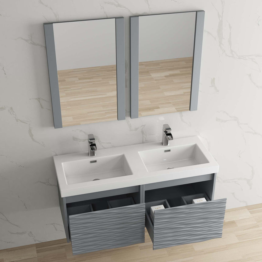 48 inch Marseille Floating Vanity Gloss White