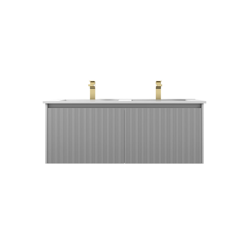 36 inch Chiara Floating Vanity Light Gray