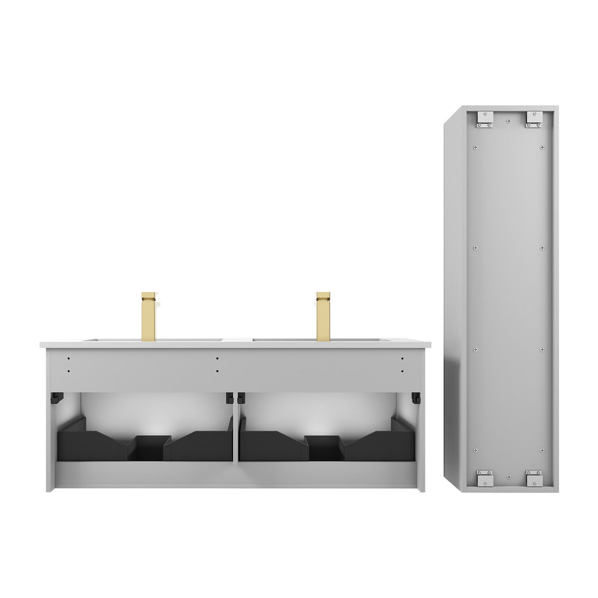 36 inch Chiara Floating Vanity Light Gray