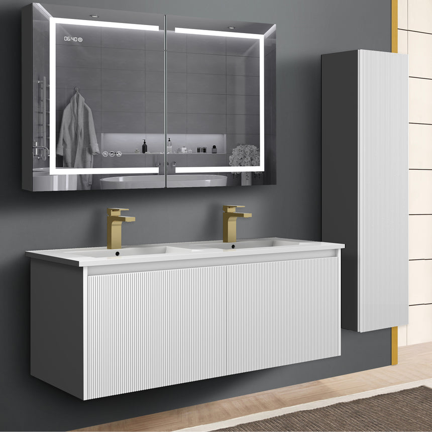 36 inch Chiara Floating Vanity Light Gray