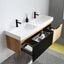55 inch Acero Floating Vanity open drawers