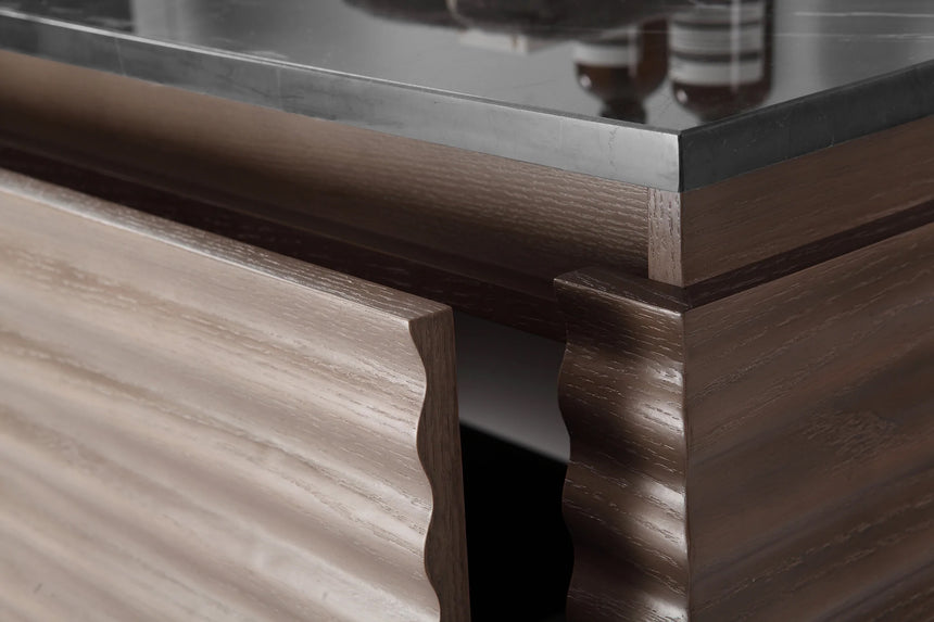 60 inch Orizzon Floating Vanity Chestnut