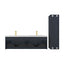 60D inch Chiara Floating Vanity Night Blue back view