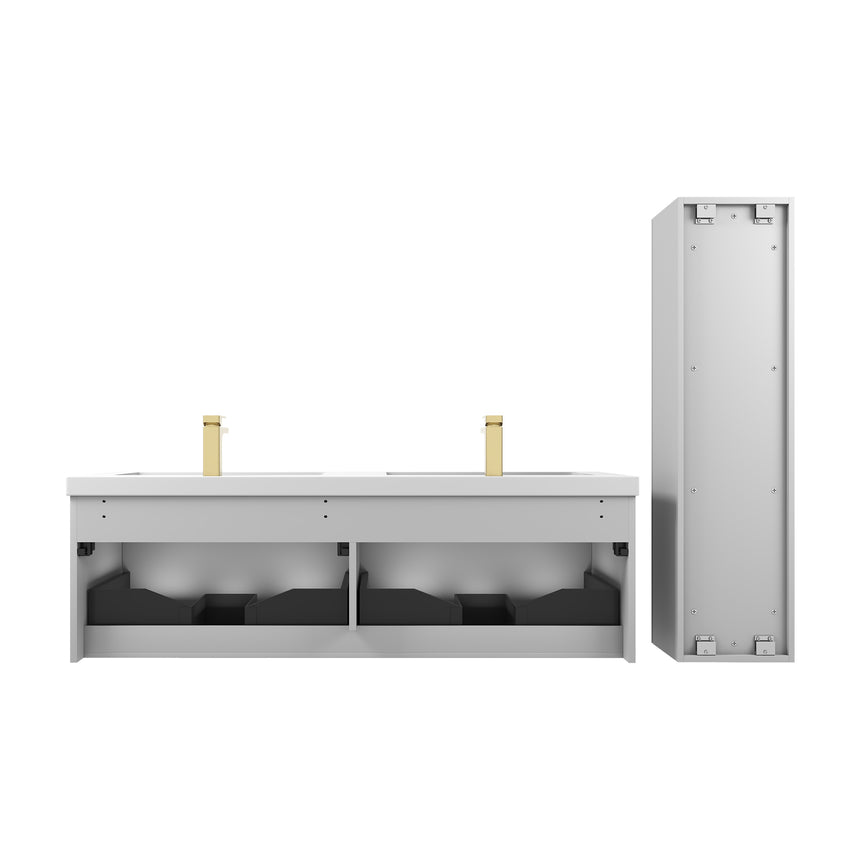 36 inch Chiara Floating Vanity Light Gray