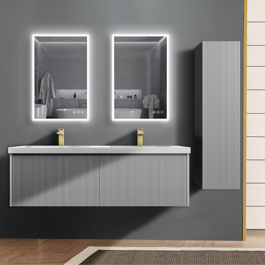 36 inch Chiara Floating Vanity Light Gray