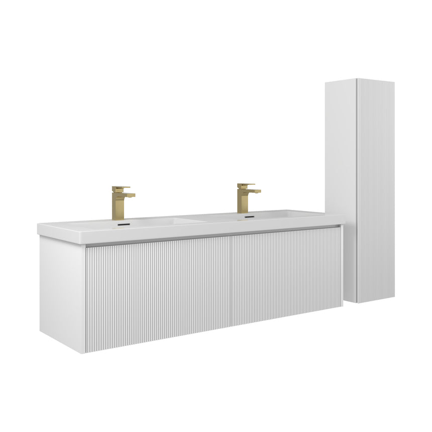 36 inch Chiara Floating Vanity Light Gray