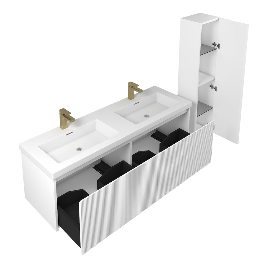 36 inch Chiara Floating Vanity Light Gray