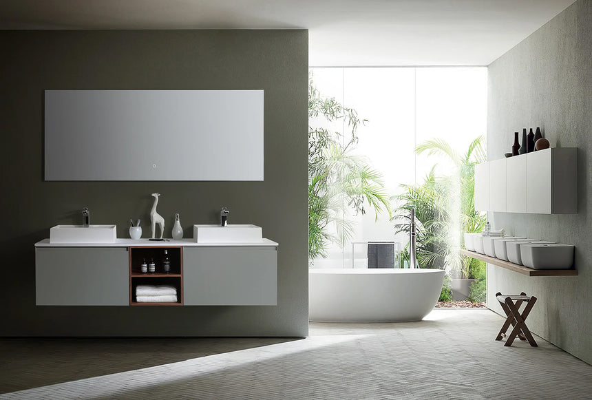 72 inch San Montano Floating Vanity