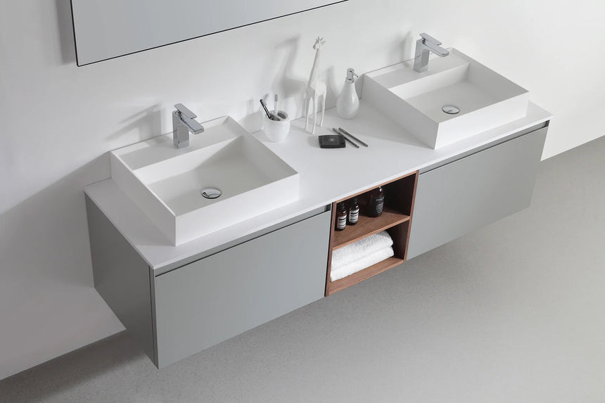 72 inch San Montano Floating Vanity