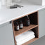 72 inch San Montano Floating Vanity Light Gray close up detail