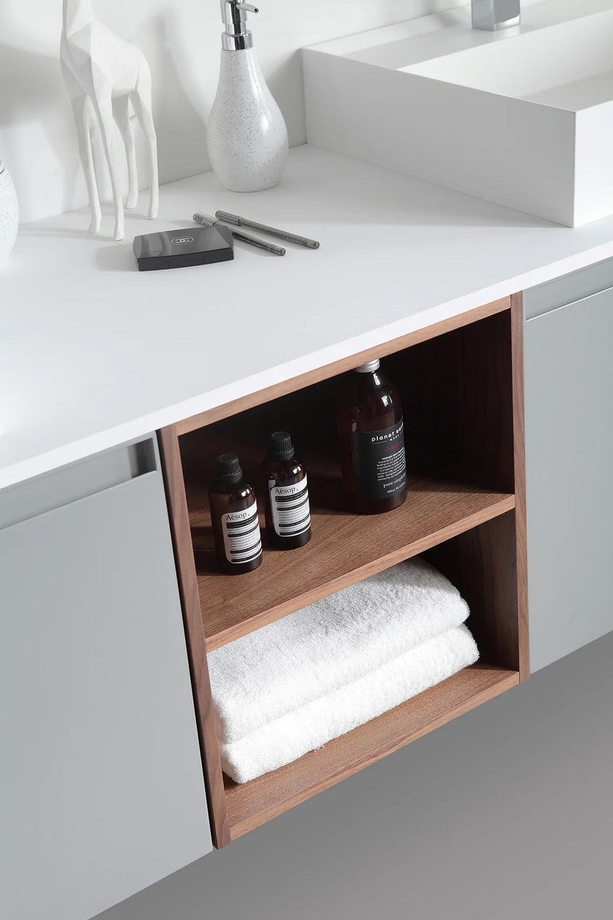 72 inch San Montano Floating Vanity