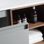 72 inch San Montano Floating Vanity Light Gray close up detail