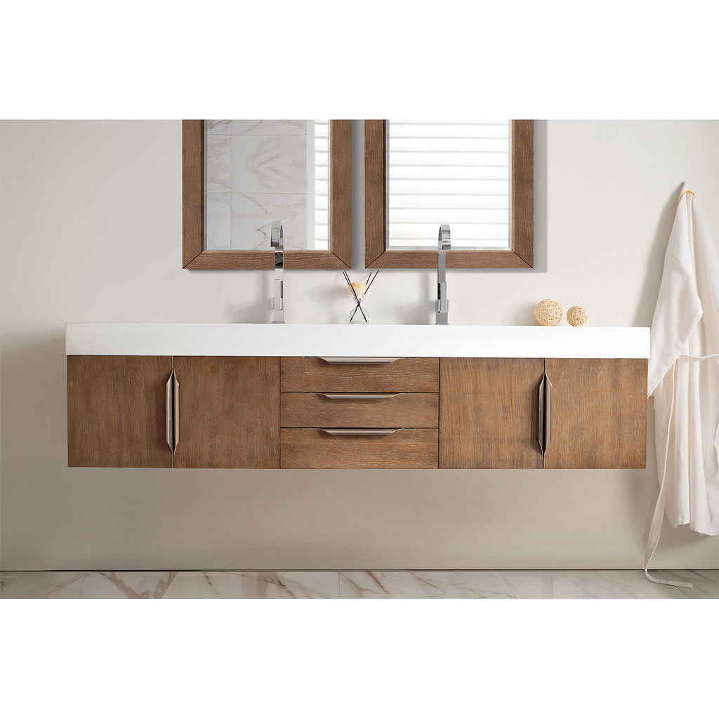 Amare Over-Toilet Wall Cabinet - Gray Oak