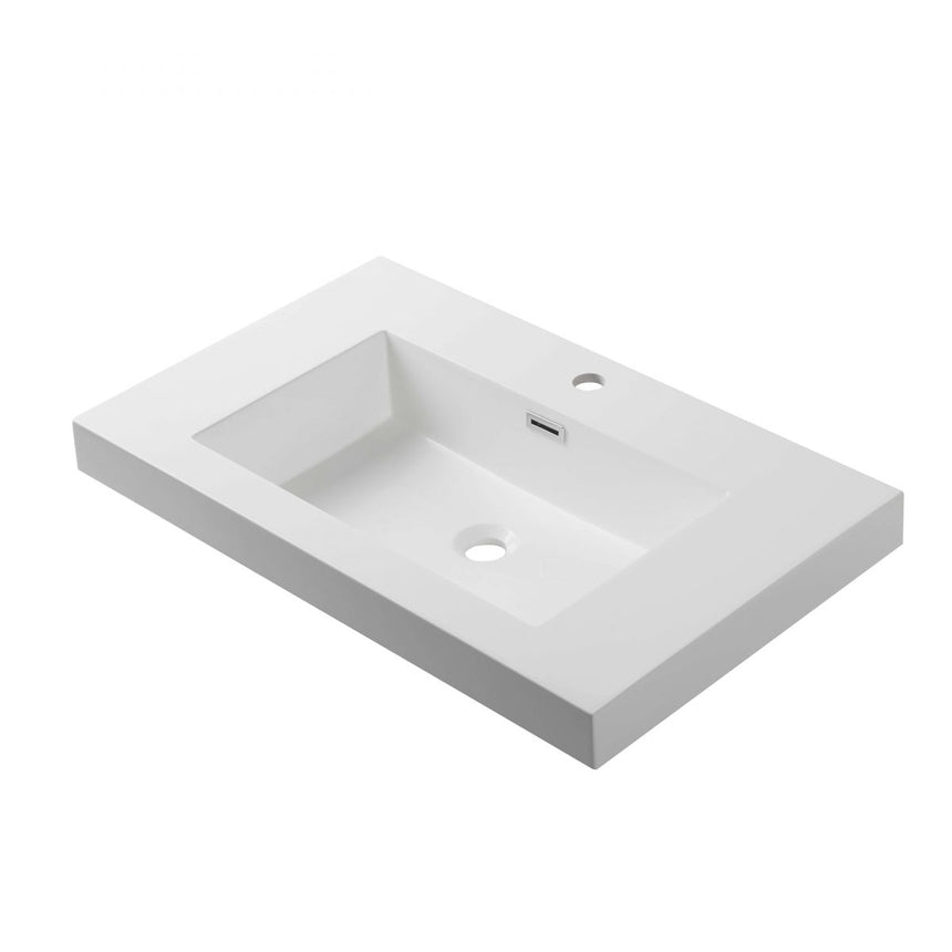 30 inch Catalyst Floating Vanity White