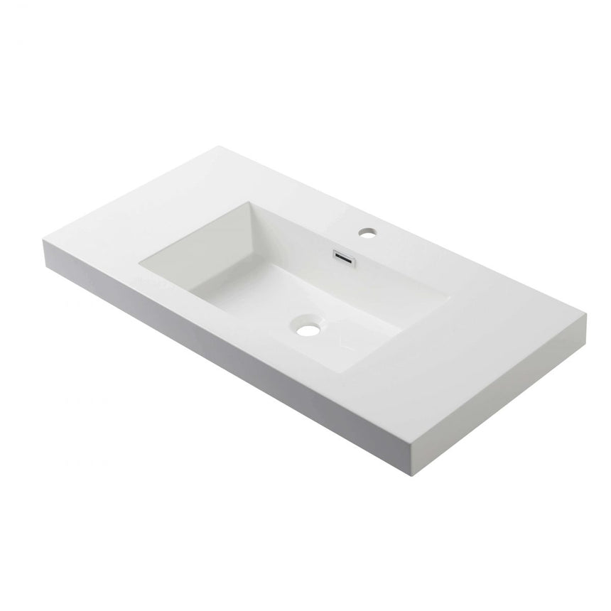30 inch Catalyst Floating Vanity White