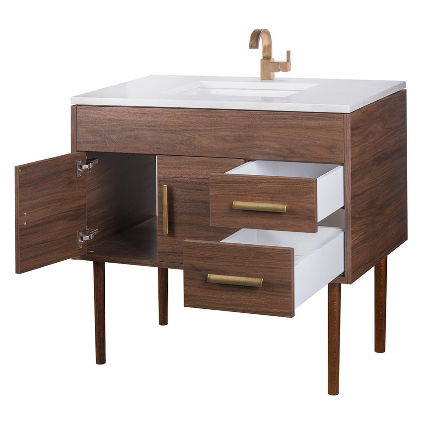 Garland Mid-Century Modern Vanity - O&N Floating Vanity