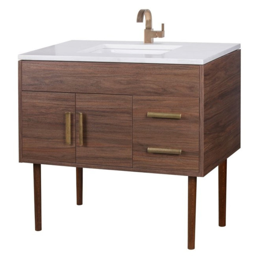 Garland Mid-Century Modern Vanity - O&N Floating Vanity