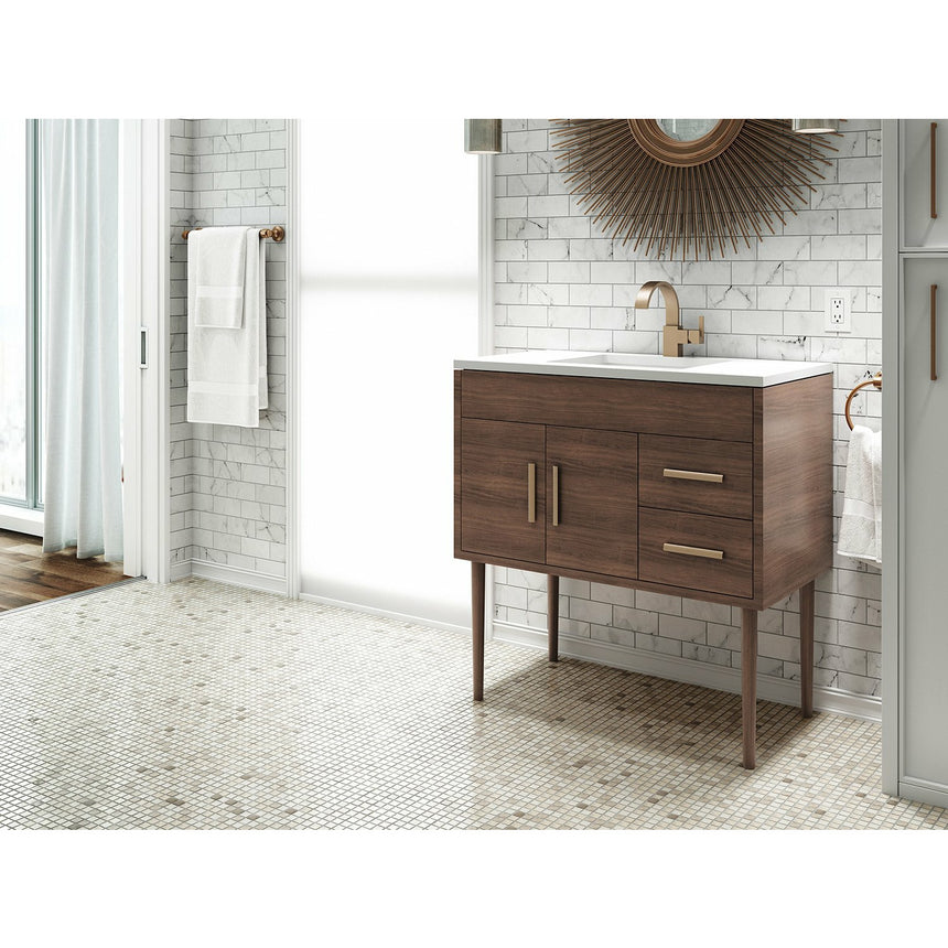 Garland Mid-Century Modern Vanity - O&N Floating Vanity